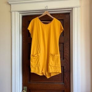 Back Beat Co. Marigold Hemp Romper - M/L